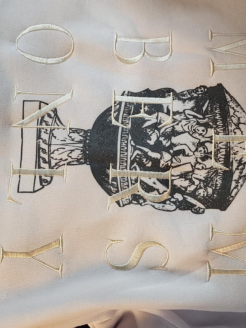 Members Only White Crewneck Graphic Hoodie - Picture 6 of 8